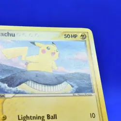 2007 Pokemon POP 5 Series Pikachu Non-Holo 12/17 Fair - Image 2