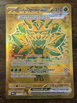 Teal Mask Ogerpon EX (177/131) - SV: Prismatic Evolutions Hyper Rare Holo NM - Image 1