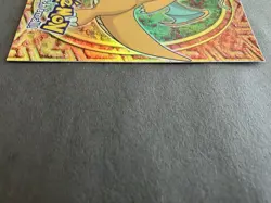 Topps Pokemon Movie 1999 #E12 Dragonite Black Label Sandpaper Rainbow Foil NM - Image 5