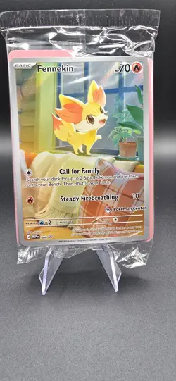Pokemon TCG - Fennekin #80 Black Star Promo Pokemon Center SEALED MINT/NEAR MINT - Image 1