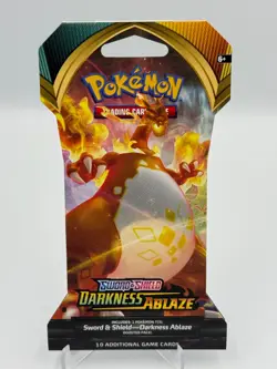 Pokemon TCG Sword & Shield Darkness Ablaze Sleeved Booster Pack Bundles (RARE) - Image 2