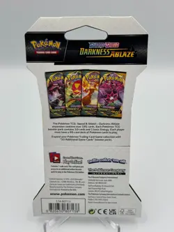 Pokemon TCG Sword & Shield Darkness Ablaze Sleeved Booster Pack Bundles (RARE) - Image 3