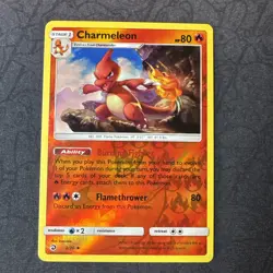 Charmeleon 2/70 Dragon Majesty Reverse Holo Sun & Moon Pokemon MJ - Image 1
