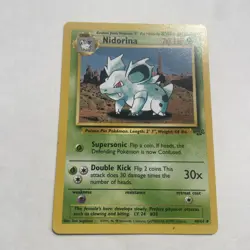 Nidorina 40/64 NM 1999 Pokemon Base Set Pokemon Card - Image 1