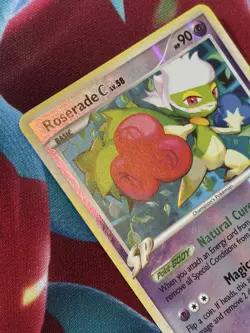 Roserade C 40/147 Rare Supreme Victors Pokemon Reverse Holo LP - Image 2