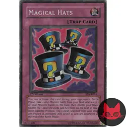 Yugioh Magical Hats PSV-E033 Super Rare 1st Edition HP - Image 1