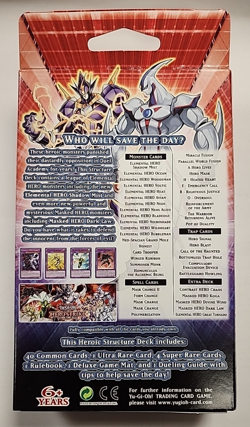 YuGiOh! Hero Strike Starter Structure Deck Factory Sealed - Image 2