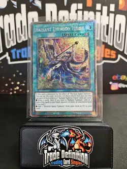 RA05-EN075 Radiant Typhoon Vision Platinum Secret Rare 1st Ed YuGiOh - Image 1