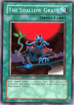 1x (NM) The Shallow Grave - DB1-EN090 - Common - Unlimited Edition YuGiOh - Image 1