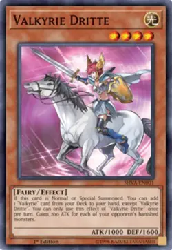 1x (NM) Valkyrie Dritte - SHVA-EN001 - Super Rare - 1st Edition YuGiOh - Image 1