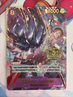 One Piece Japanese Version 3rd Anniversary Set Charlotte Katakuri OP11-067 NM - Image 1