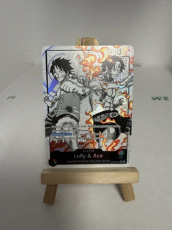 ST30-001 Luffy & Ace Alt Art (Parallel) Leader English One Piece TCG - Image 1