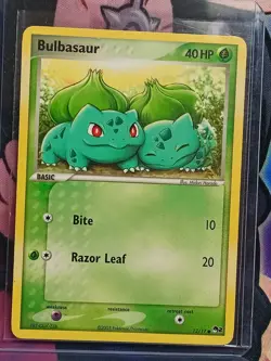 Pokemon TCG Bulbasaur Card 12/17 Common, Pop Series 2 Lp - Image 1