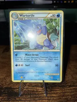 Pokemon TCG Unleashed Wartortle Card 42/95 Regular Uncommon, Near Mint Condition - Image 1