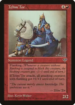 Telim'Tor (LP) #197 Homelands HML Reserved List Magic card old school MTG - Image 1