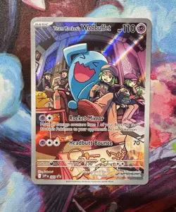 Team Rocket's Wobbuffet #203 SV: Scarlet & Violet Promo Cards Pokemon - Image 1