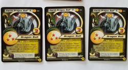 DRAGON BALL Z EARTH DRAGON BALL 3 STAR RARE CARD # 201 SCORE 2003 CCG - Image 1