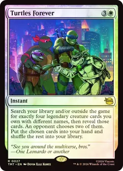 MTG FOIL Turtles Forever - Teenage Mutant Ninja Turtles #027 - Image 1