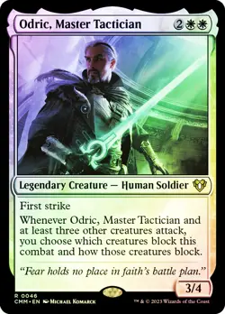 MTG FOIL Odric, Master Tactician - Commander Masters #046 - Image 1