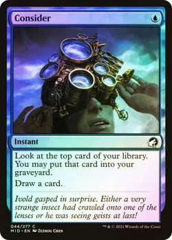 MTG FOIL Consider - Innistrad: Midnight Hunt #044 - Image 1