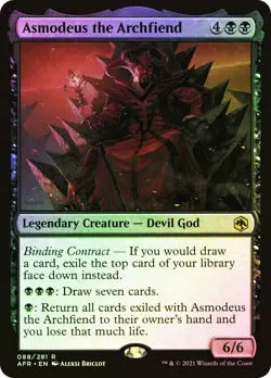 MTG FOIL Asmodeus the Archfiend - Adventures in the Forgotten Realms #088 - Image 1
