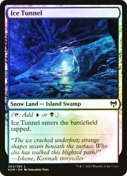 MTG FOIL Ice Tunnel - Kaldheim #262 - Image 1
