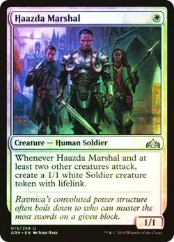 MTG FOIL Haazda Marshal - Guilds of Ravnica #013 - Image 1