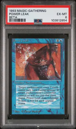 1993 MTG BETA POWER LEAK PSA 6 - Image 1