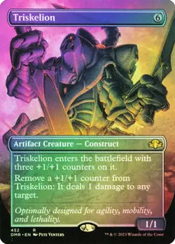 MTG FOIL Triskelion Borderless - Dominaria Remastered #452 - Image 1