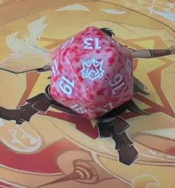 Lorehold D20 MTG Secrets of Strixhaven Red & White | SOS Spindown prerelease - Image 1
