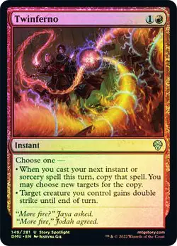 MTG FOIL Twinferno - Dominaria United #149 - Image 1