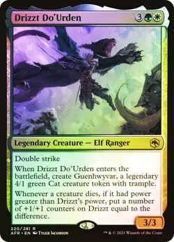 MTG FOIL Drizzt Do'Urden - Adventures in the Forgotten Realms #220 - Image 1