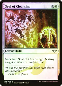 MTG FOIL Seal of Cleansing - Modern Horizons 2 #264 - Image 1
