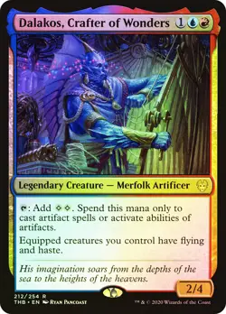 MTG FOIL Dalakos, Crafter of Wonders - Theros Beyond Death #212 - Image 1