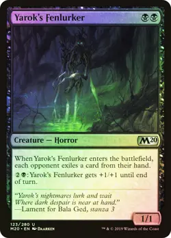 MTG FOIL Yarok's Fenlurker - Core Set 2020 #123 - Image 1