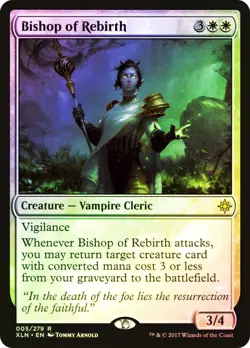 MTG FOIL Bishop of Rebirth - Ixalan #005 - Image 1