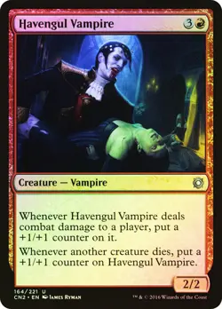 MTG FOIL Havengul Vampire - Conspiracy: Take the Crown #164 - Image 1