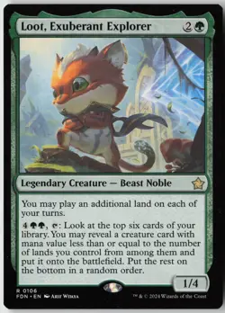 Loot, Exuberant Explorer (106) - Normal - Foundations (FDN) - NM - Image 1