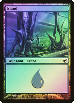 MTG FOIL Island - Scars of Mirrodin #234 - Image 1