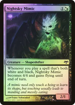 MTG FOIL Nightsky Mimic - Eventide #091 - Image 1
