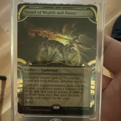 Magic: The Gathering Sword of Wealth and Power Raised Foil M0064 - Image 1