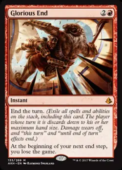 Glorious End - Foil Magic mtg Light Play, English Amonkhet x1 - Image 1
