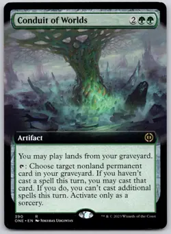 Conduit of Worlds (Extended Art) 390 Phyrexia: All Will Be One MTG NM - Image 1