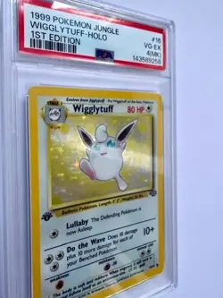 1999 Pokemon Jungle Wigglytuff Holo #16 1st Edition PSA 4 MK WOTC - Image 4