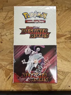 Pokemon TCG Destined Rivals Sealed Half Booster Box BRAND NEW 18 Packs - Image 1