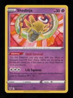 SHEDINJA RARE 066/185 LP POKEMON - Image 1