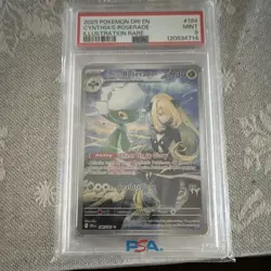 Pokemon Cynthia's Roserade Illustration Rare PSA 9 Destined Rivals Holo 184/182… - Image 1