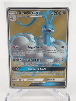 Pokemon TCG Altaria GX (Full Art) 68/70 Dragon Majesty Holo Near Mint (NM) - Image 1
