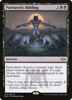 Patriarch's Bidding #275 (NM) Modern Horizons 2 MH2 Magic MTG NM Near Mint - Image 1