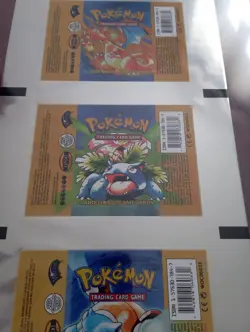 Pokemon : Booster Set de base Planche Artset non-coupee - Image 2